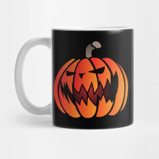 Halloween Scary Pumpkin Cartoon Illustration Mug